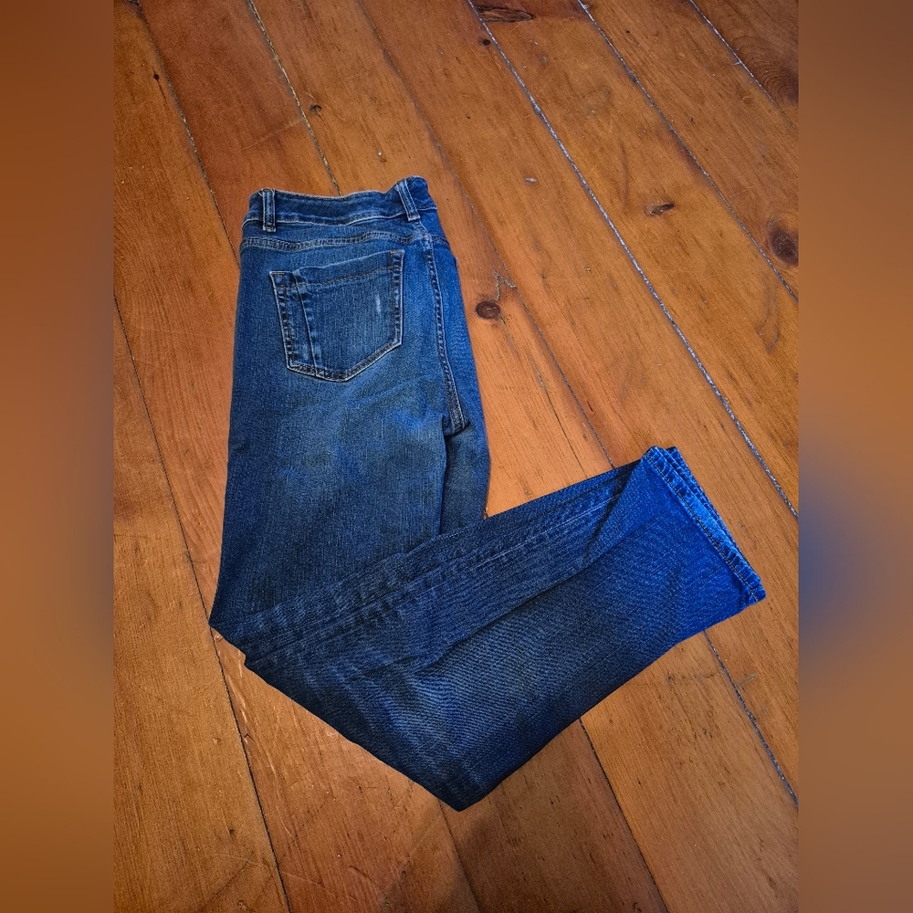 GUC Denver Hayes DH3 Mia slim taper jeans, 10×30, distressed medium wash